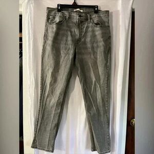 Levi’s Signature Black Label 38x30 Slim Straight Leg Gray Jeans